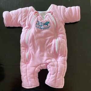 Baby Merlin’s Magic Sleepsuit small pink